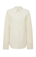 Moda Operandi Jil Sander Margarey Cotton-silk Top Size: 32