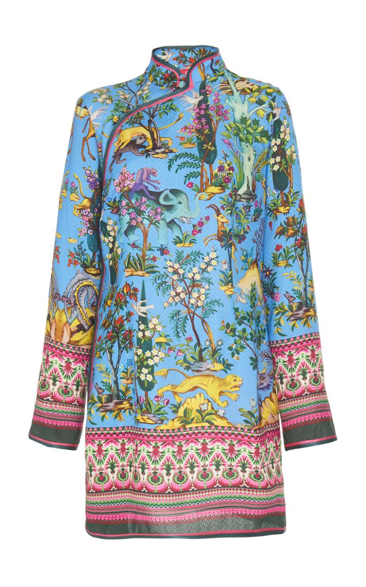 For Restless Sleepers Menezio Silk-blend Mini Dress