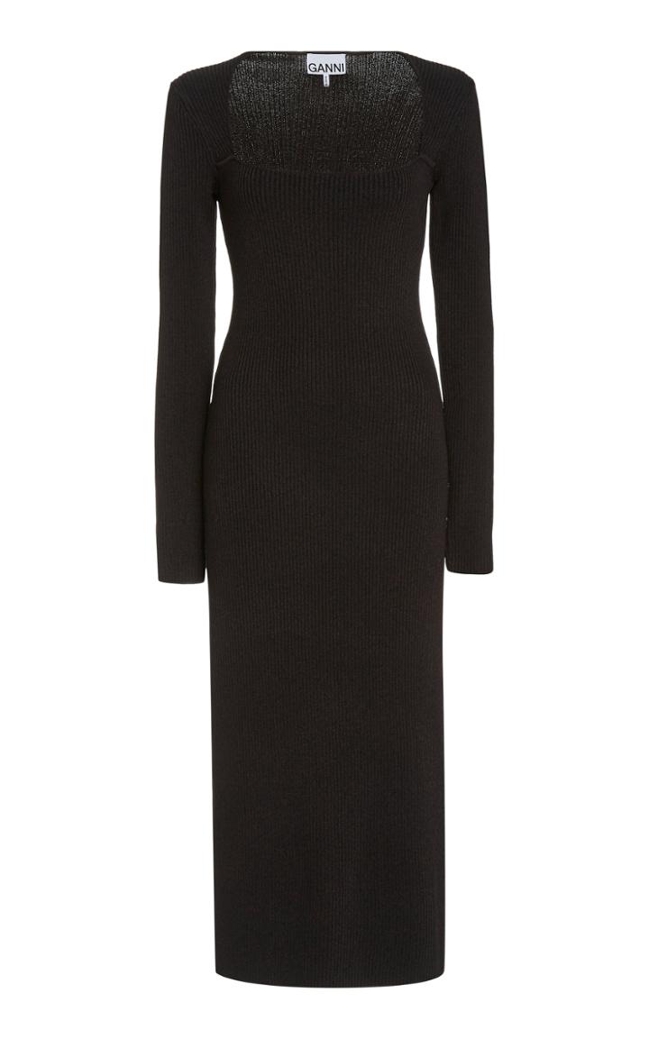 Moda Operandi Ganni Melange Knit Dress