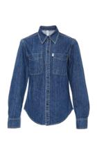 Adam Selman Denim Work Shirt