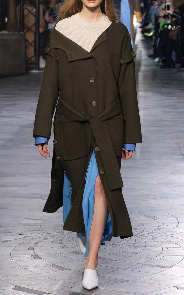 Rejina Pyo Simone Button Detail Coat