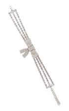Moda Operandi Alessandra Rich Crystal Choker With Bow