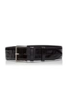 Brock Collection Croc-effect Leather Belt