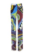 Emilio Pucci Printed Fringe Trousers