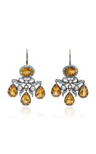 Holly Dyment Go Lightly Georgian Earrings With Citrine