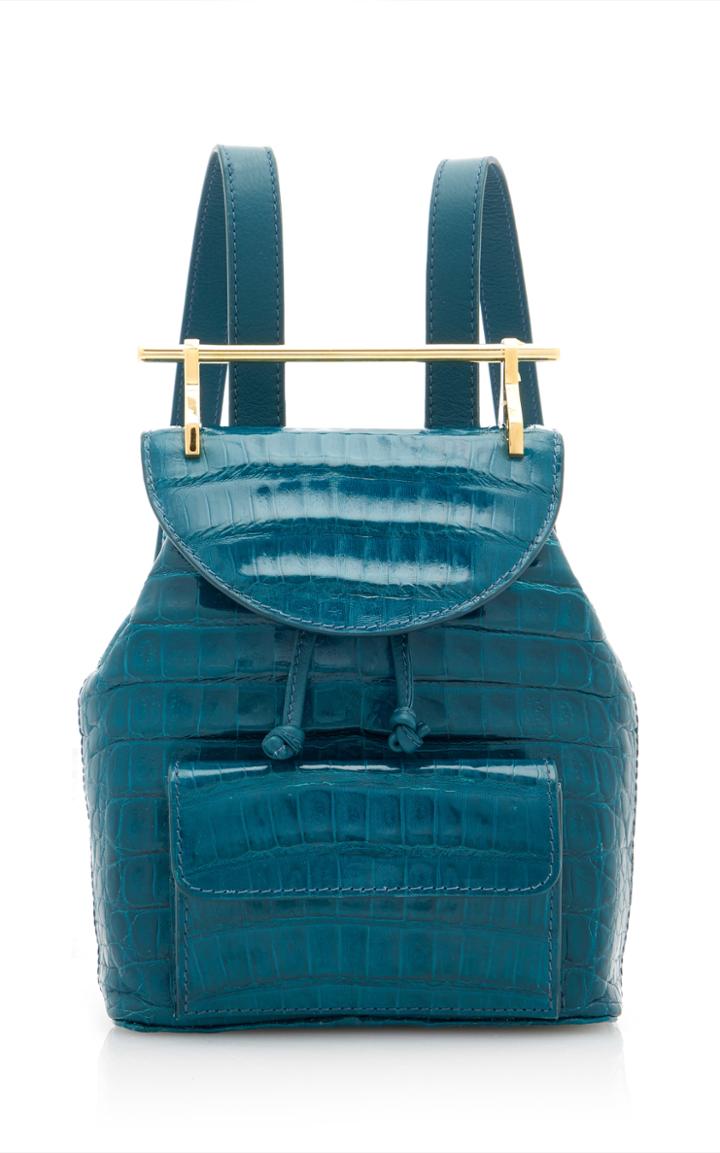 M2malletier M'o Exclusive Crocodile Mini Backpack