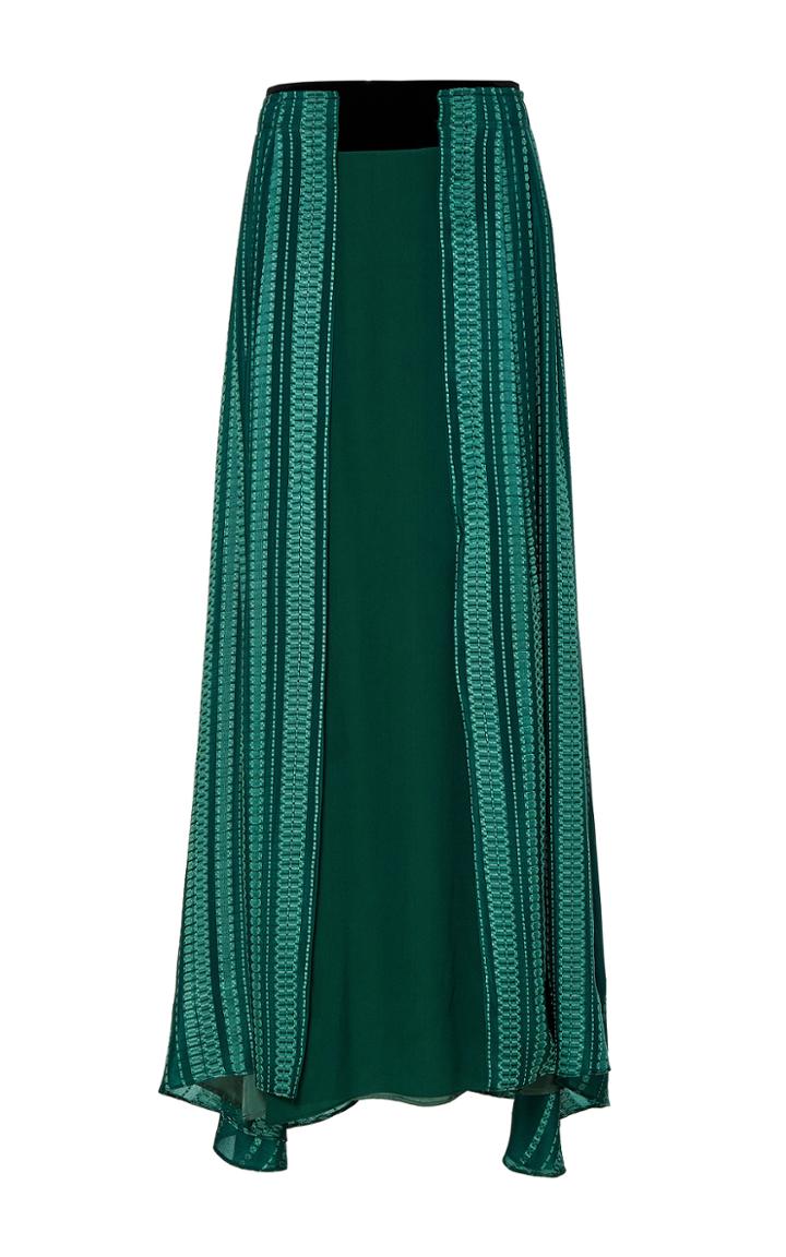 Zeus + Dione Emerald Virgo Maxi Skirt