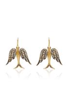 Moda Operandi Sylva & Cie 18k Yellow Gold, Diamond And Ruby Earrings