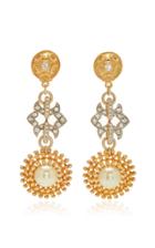 Lulu Frost One-of-a-kind Antique Gold And Faux Pearl Earring