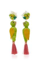 Mercedes Salazar Multicolor Parrot Earrings
