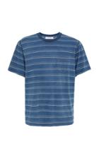 Frame Denim Striped Cotton-jersey T-shirt