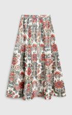 Moda Operandi Brock Collection Sonia Pleated Floral Taffeta Maxi Skirt