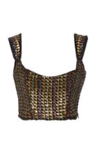Markarian Exclusive Tina Sequin-embellished Cropped Top