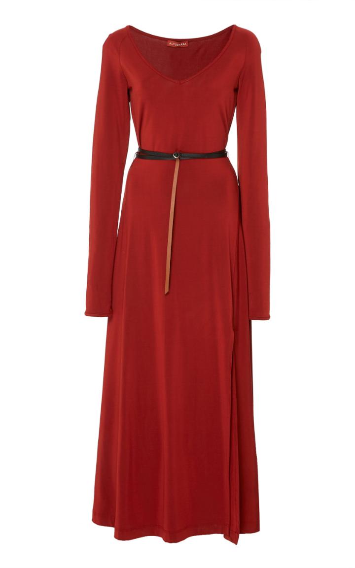 Altuzarra Phoebe Belted Midi Dress