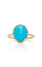 Annette Ferdinandsen 18k Gold Turquoise Ring