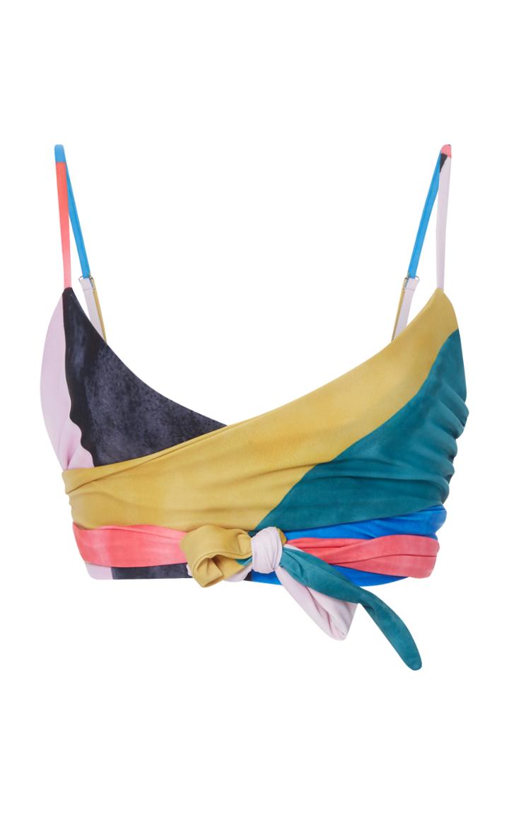 Mara Hoffman Mila Wrap Bikini Top