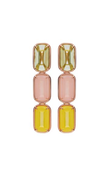 Alina Abegg Pfefferminz Multi-stone 14k Rose Gold Drop Earrings