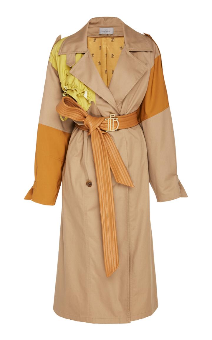 Preen By Thornton Bregazzi Deora Contrast Panel Trench