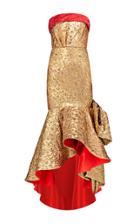 Bambah Strapless Mermaid Bow Gown