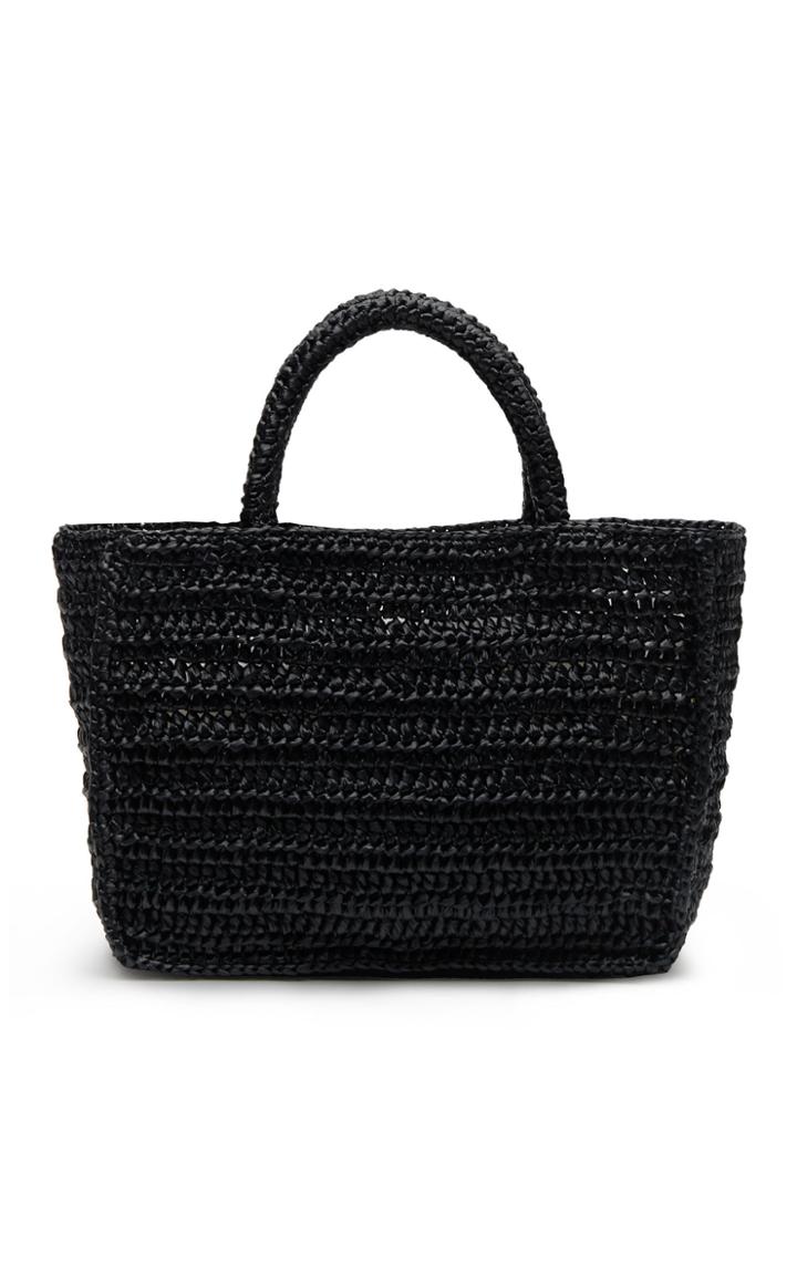 Miista Clyde Woven Raffia Bag