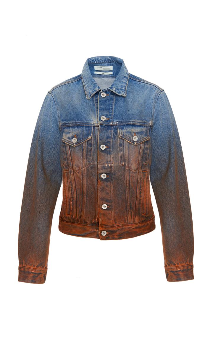 Off-white C/o Virgil Abloh Degrade Denim Jacket