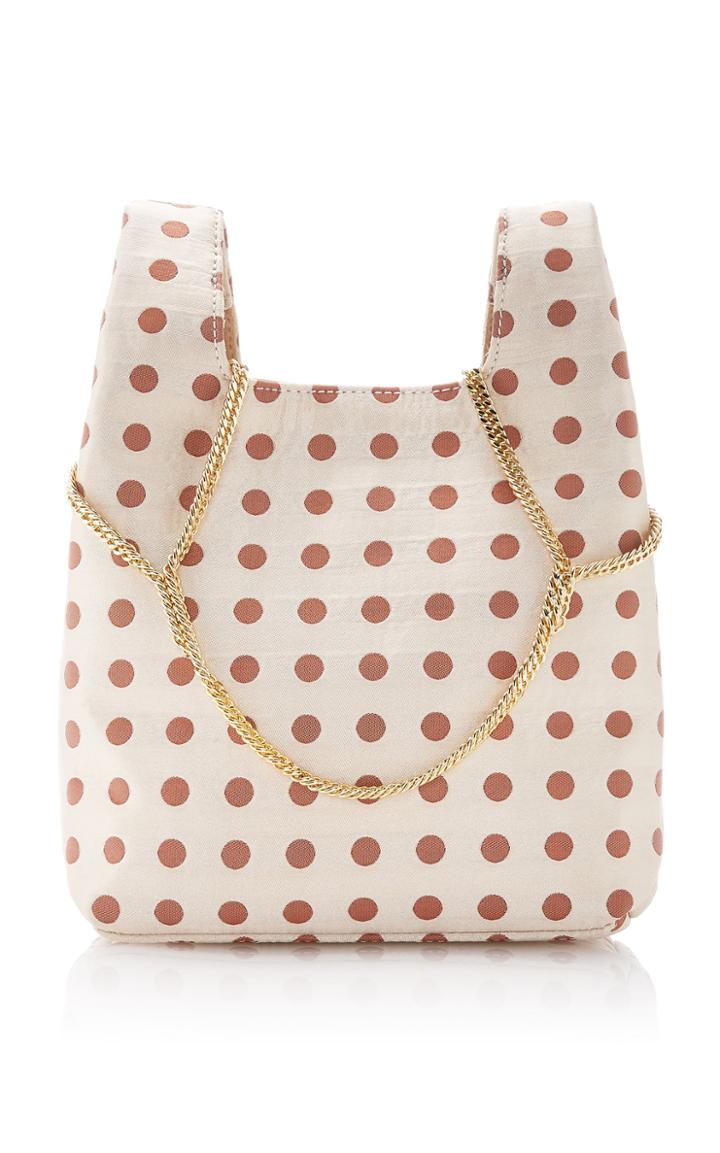 Hayward Jacquard Polka Dotted Mini Chain Bag