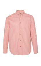 Paul Smith Leather Button Up Shirt