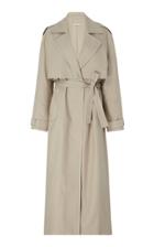 Anna Quan Inez Belted Cotton-twill Trench Coat