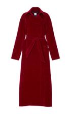 Martin Grant Long Velvet Coat