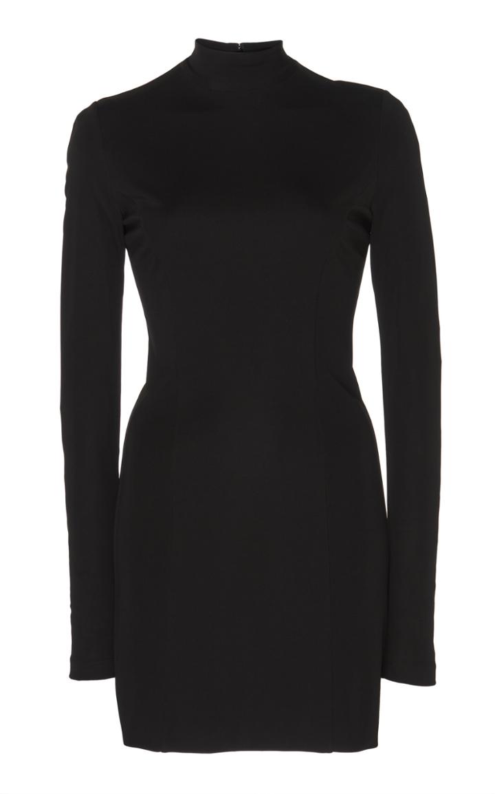 Andrew Gn Leopard Lace-trimmed Dress