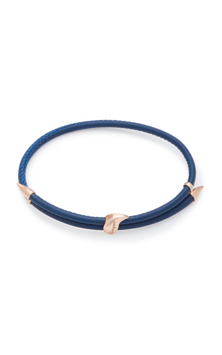 Bea Bongiasca Heliconia 9k Rose Gold And Leather Bracelet
