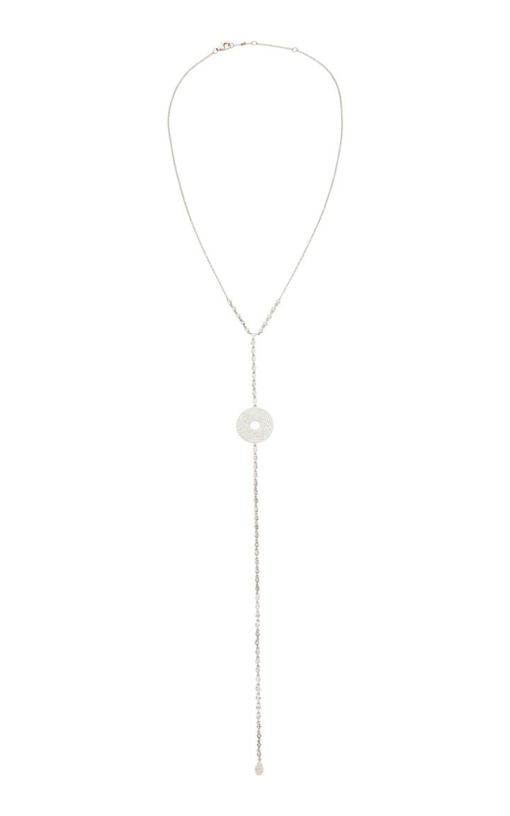 Meira T 14k Gold Diamond Lariat Necklace