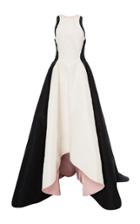 Prabal Gurung High Low Color Block Gown