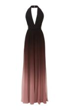 Elie Saab Halter Neck Ombre Gown