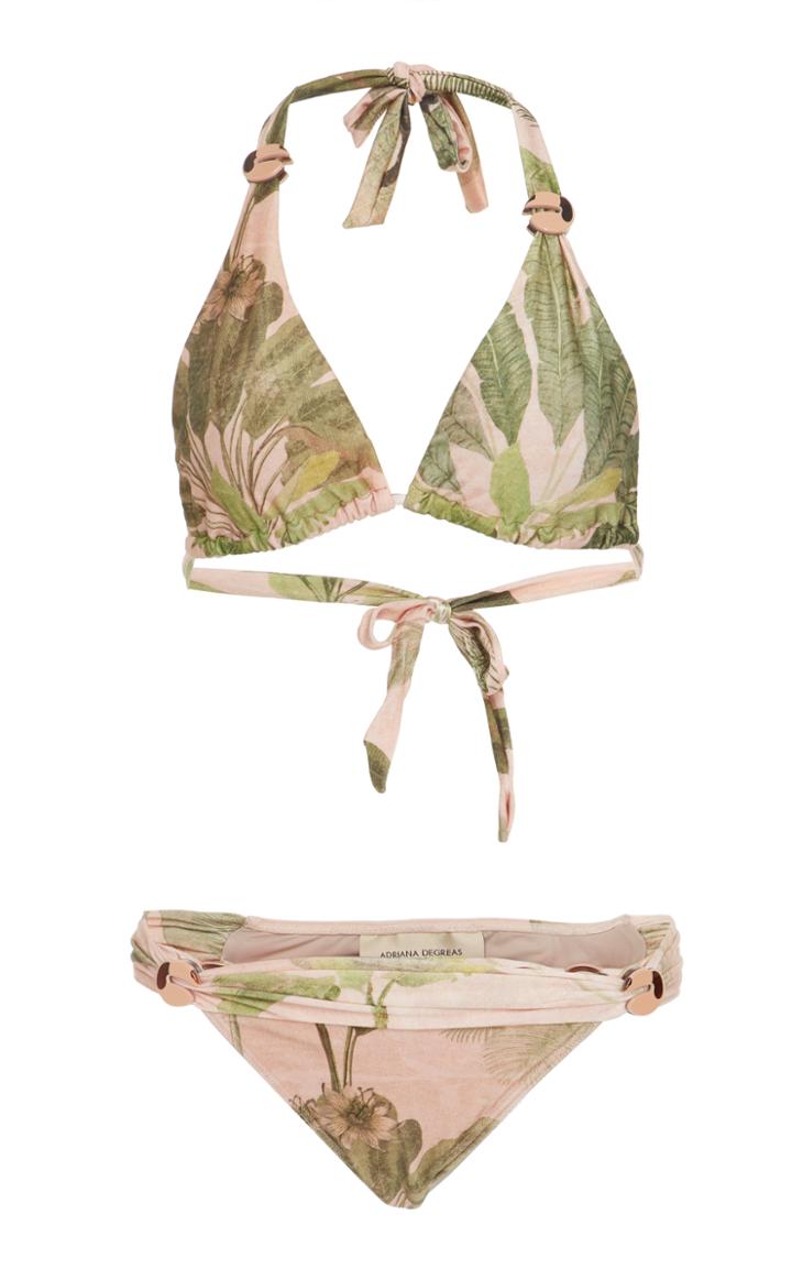 Adriana Degreas Toucan Long Triangle Bikini Set