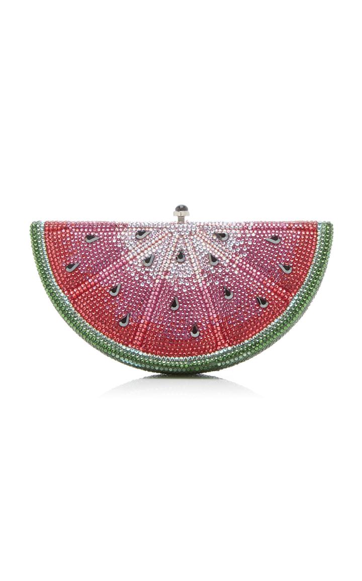 Moda Operandi Judith Leiber Couture Watermelon Slice Crystal Novelty Clutch