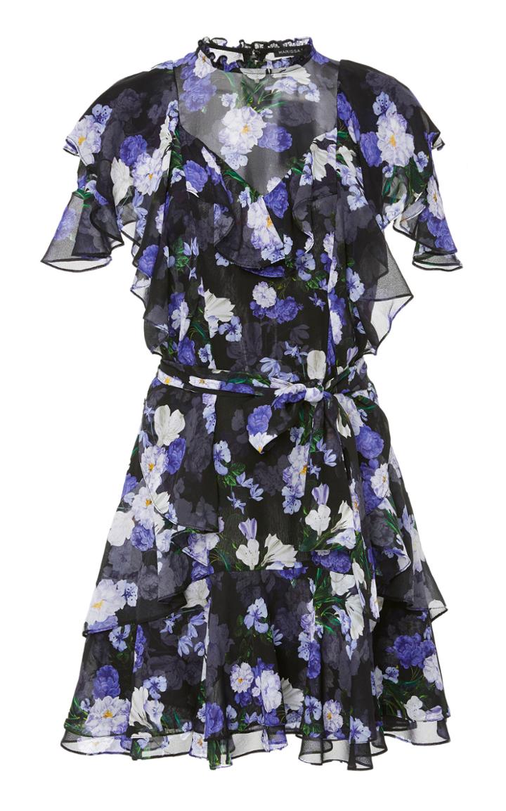 Marissa Webb Sully Silk Print Dress