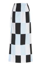 Tuinch Checkered Full Length Skirt