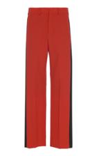 Ami Satin Stripes Wide Fit Trousers