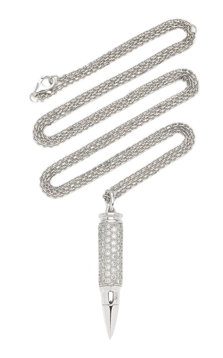 Akillis 18k White Gold Diamond Necklace