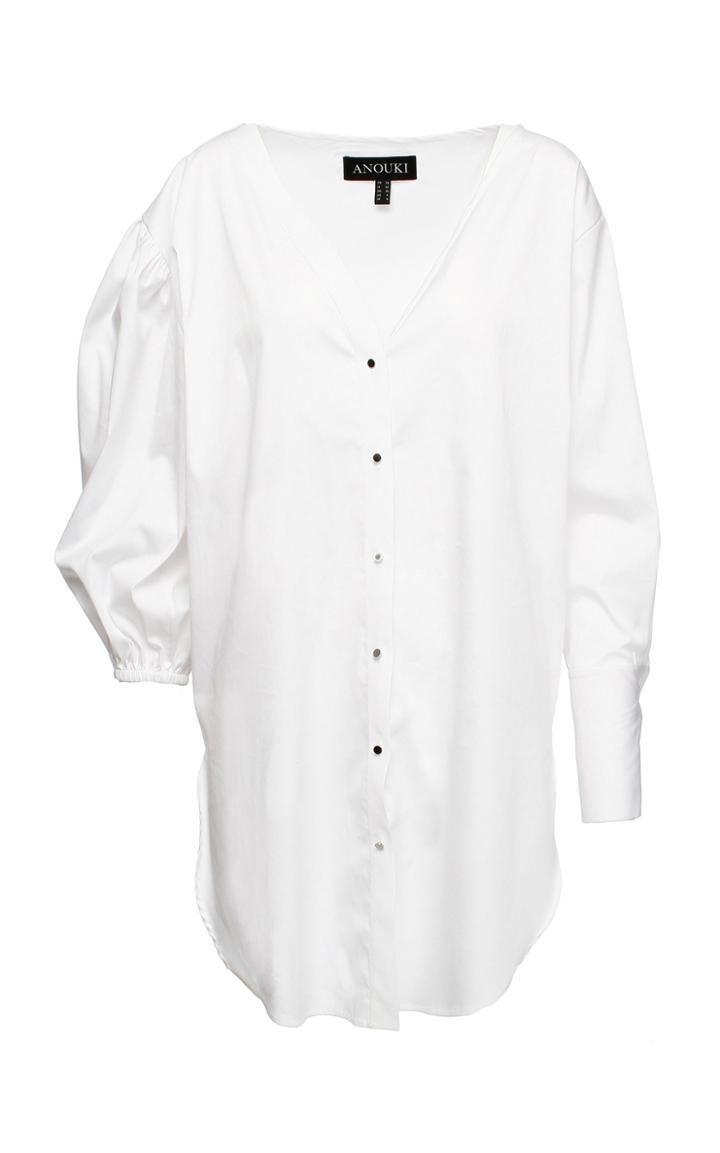 Anouki Shirt Sequined Choker Top