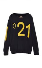 N 21 N&deg;21 Marcia Cotton-blend Logo Sweater