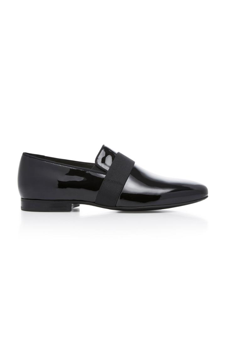 Lanvin Patent Leather Evening Slippers