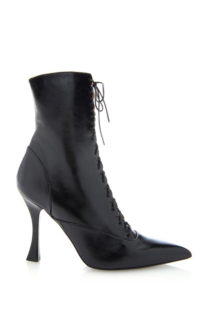 Tabitha Simmons For Brock Collection Lace Up Booties