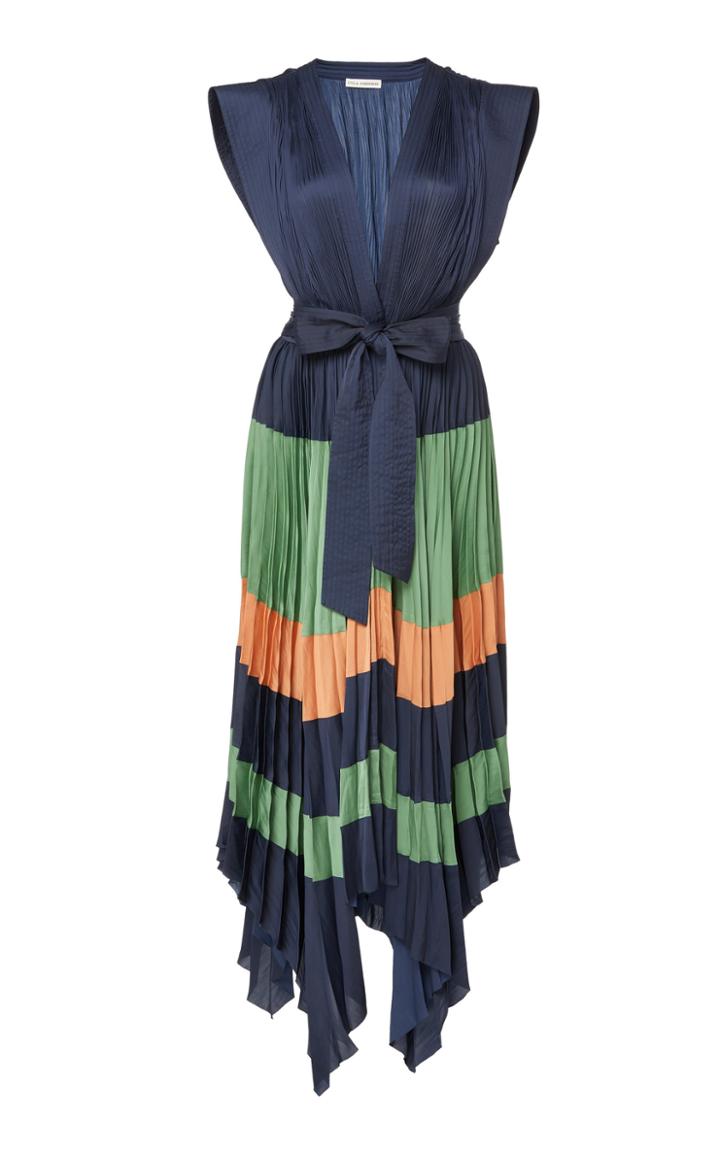 Ulla Johnson Maysha Striped Satin Dress
