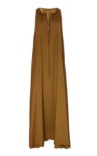 Staud Edie Maxi Tie Neck Dress