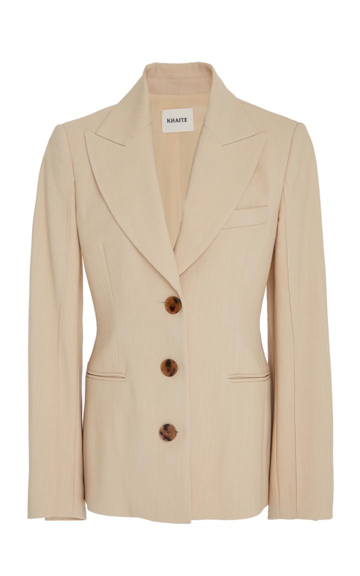 Khaite Isabella Stretch Twill Blazer