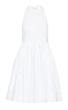 Moda Operandi Prada Open-back Cotton Mini Dress