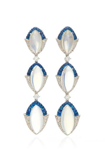 Fabio Salini Moonstone Navette Earrings