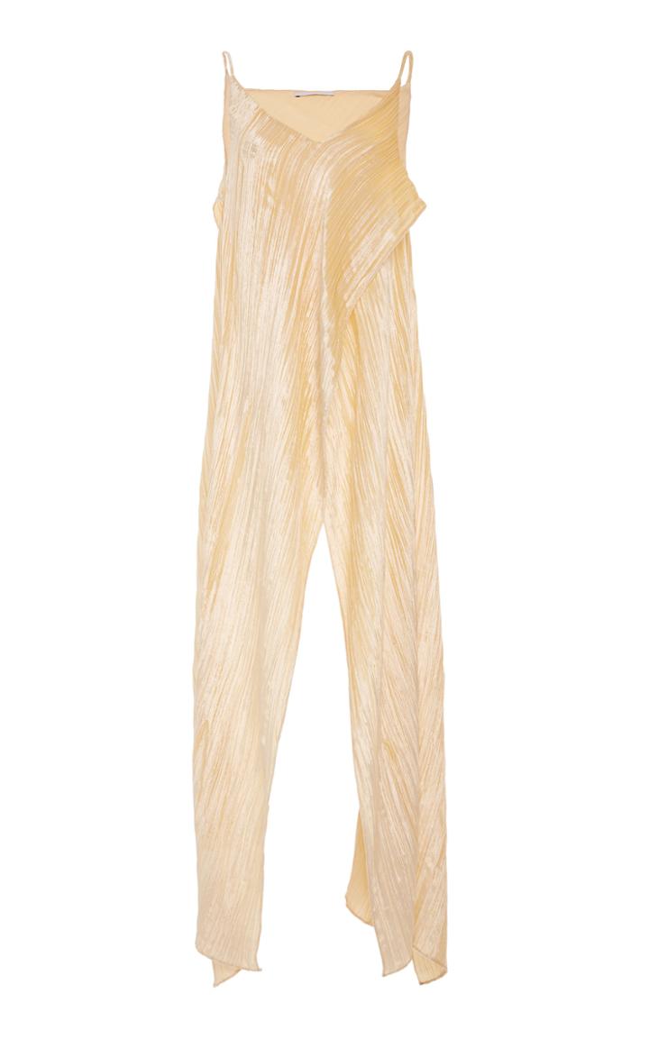 Rosetta Getty Distressed Velvet Split Camisole